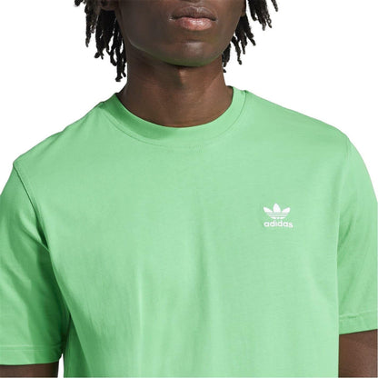 Green - Side - Adidas Mens Trefoil Jersey T-Shirt