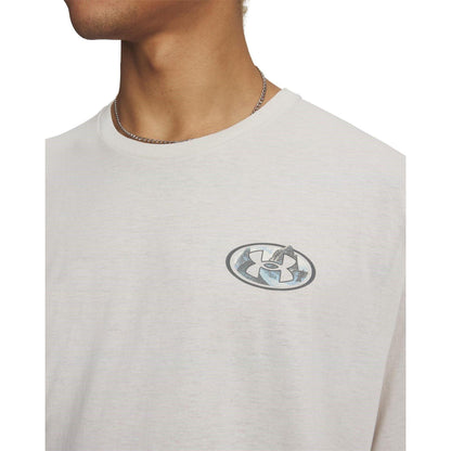 Stone-Green - Side - Under Armour Mens Mountain T-Shirt