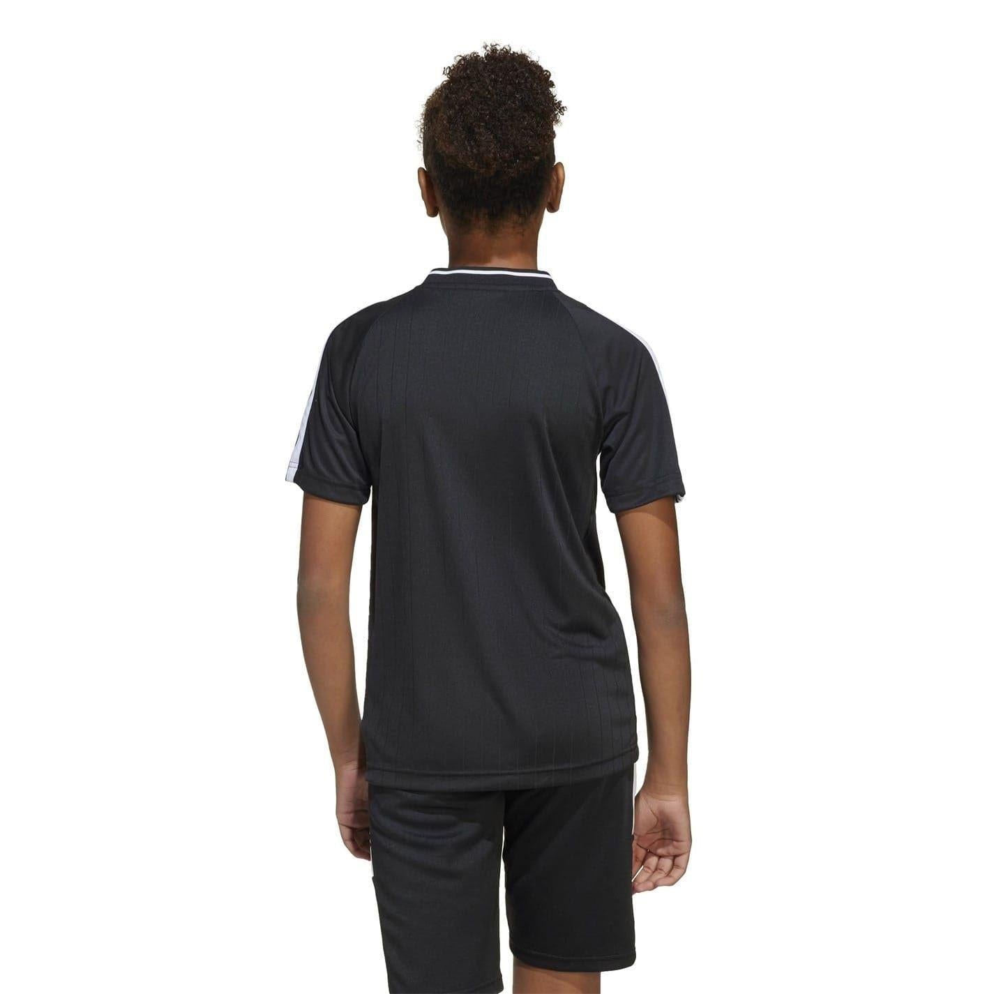 Black-White - Back - Adidas Childrens-Kids House Of Tiro Football Jersey
