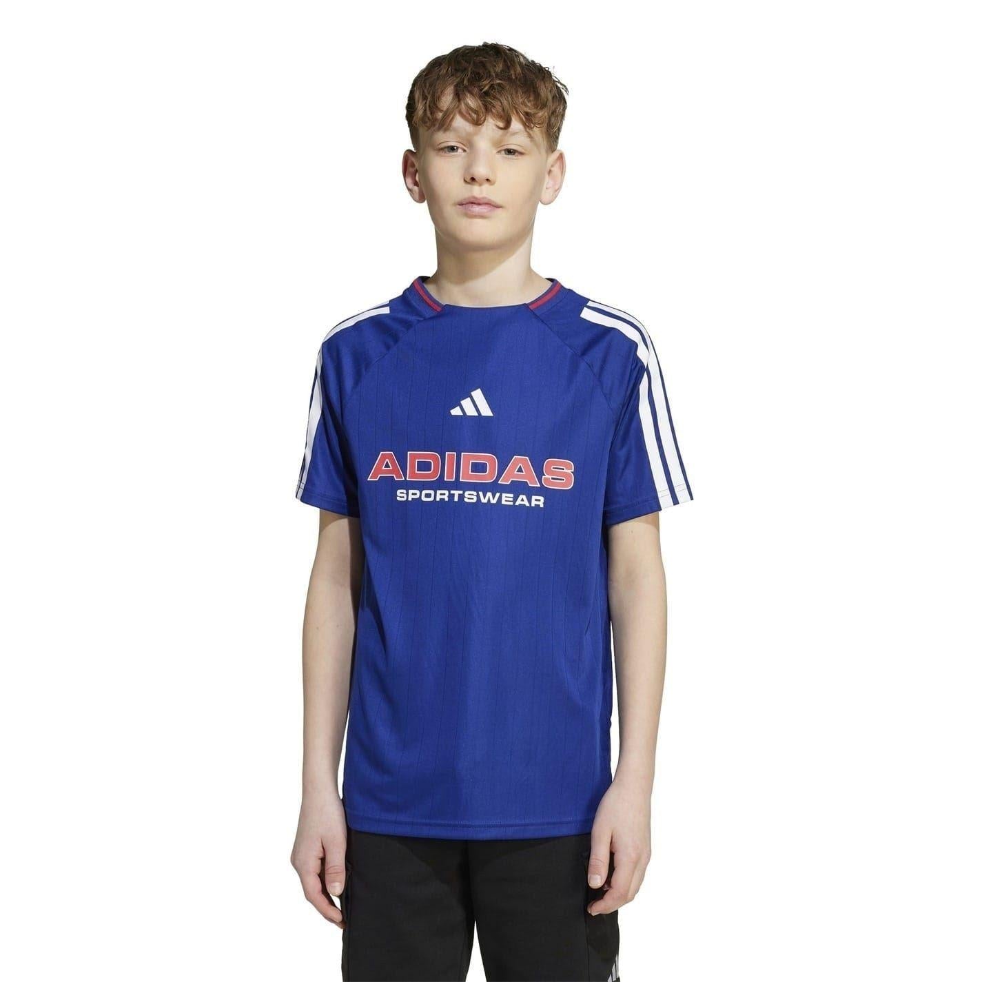 Navy - Front - Adidas Childrens-Kids House Of Tiro Football Jersey