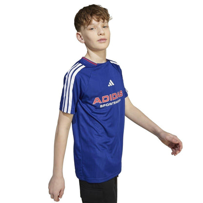 Navy - Side - Adidas Childrens-Kids House Of Tiro Football Jersey