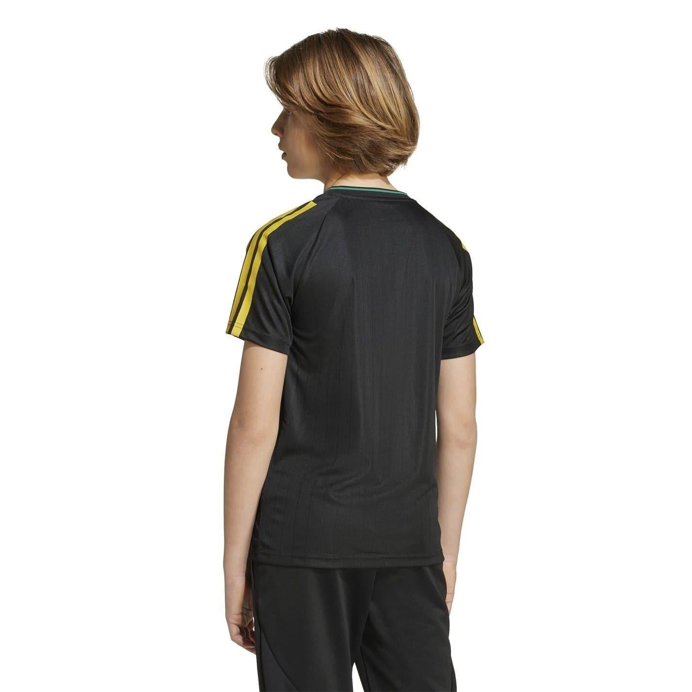 Black-Green - Back - Adidas Childrens-Kids House Of Tiro Football Jersey
