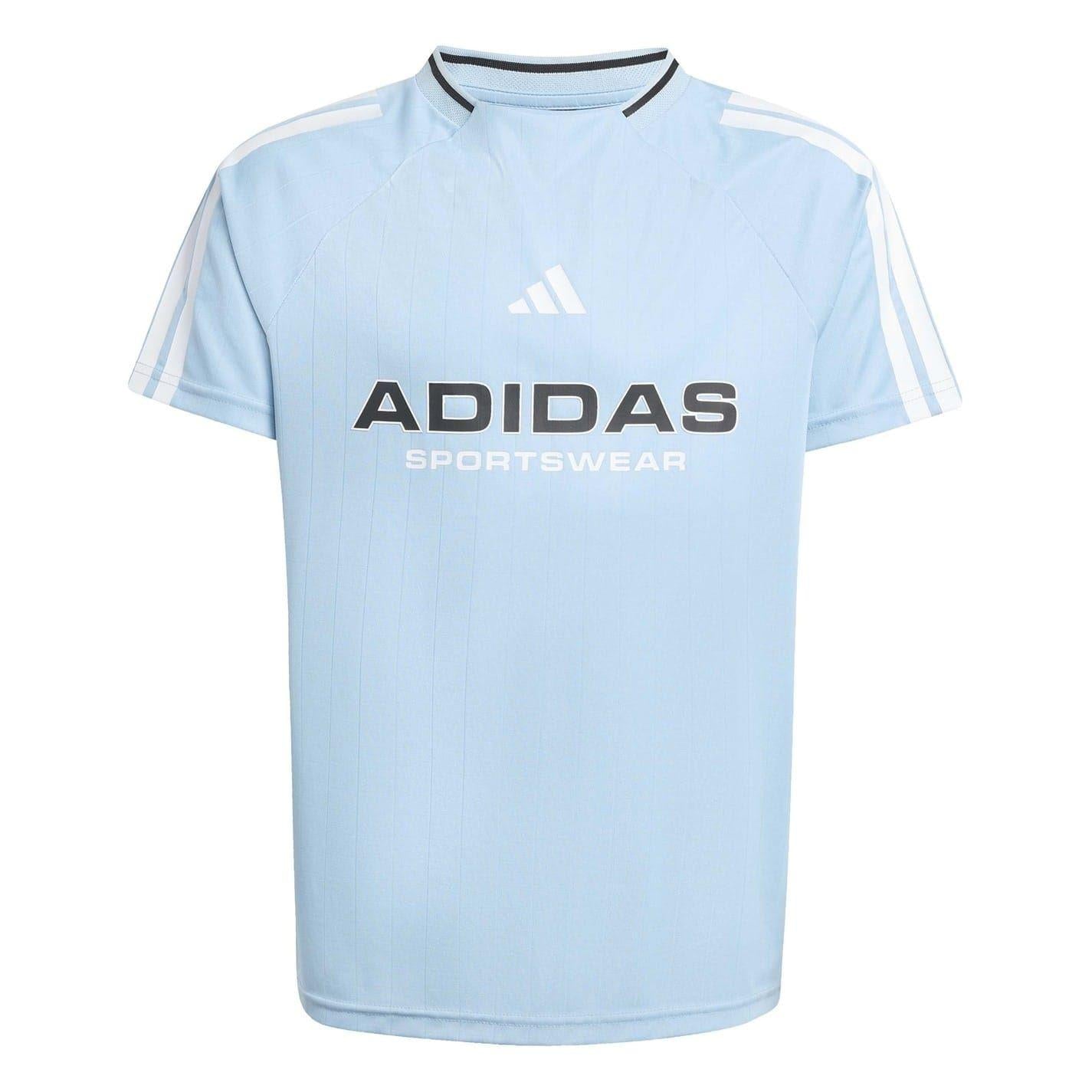 Sky Blue - Front - Adidas Childrens-Kids House Of Tiro Football Jersey