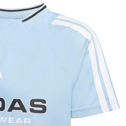 Sky Blue - Side - Adidas Childrens-Kids House Of Tiro Football Jersey