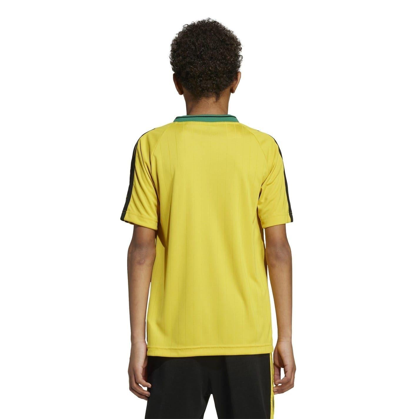 Yellow - Back - Adidas Childrens-Kids House Of Tiro Football Jersey