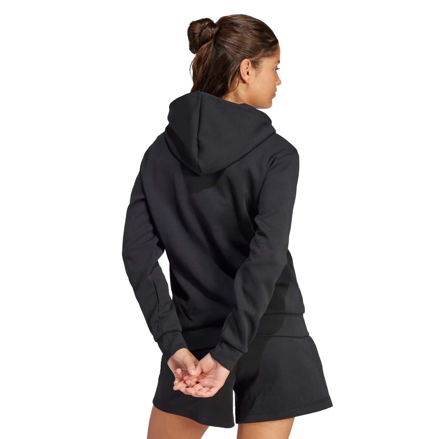 Black - Back - Adidas Womens-Ladies Future Icons Badge Of Sport Hoodie