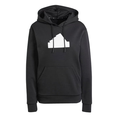 Black - Front - Adidas Womens-Ladies Future Icons Badge Of Sport Hoodie