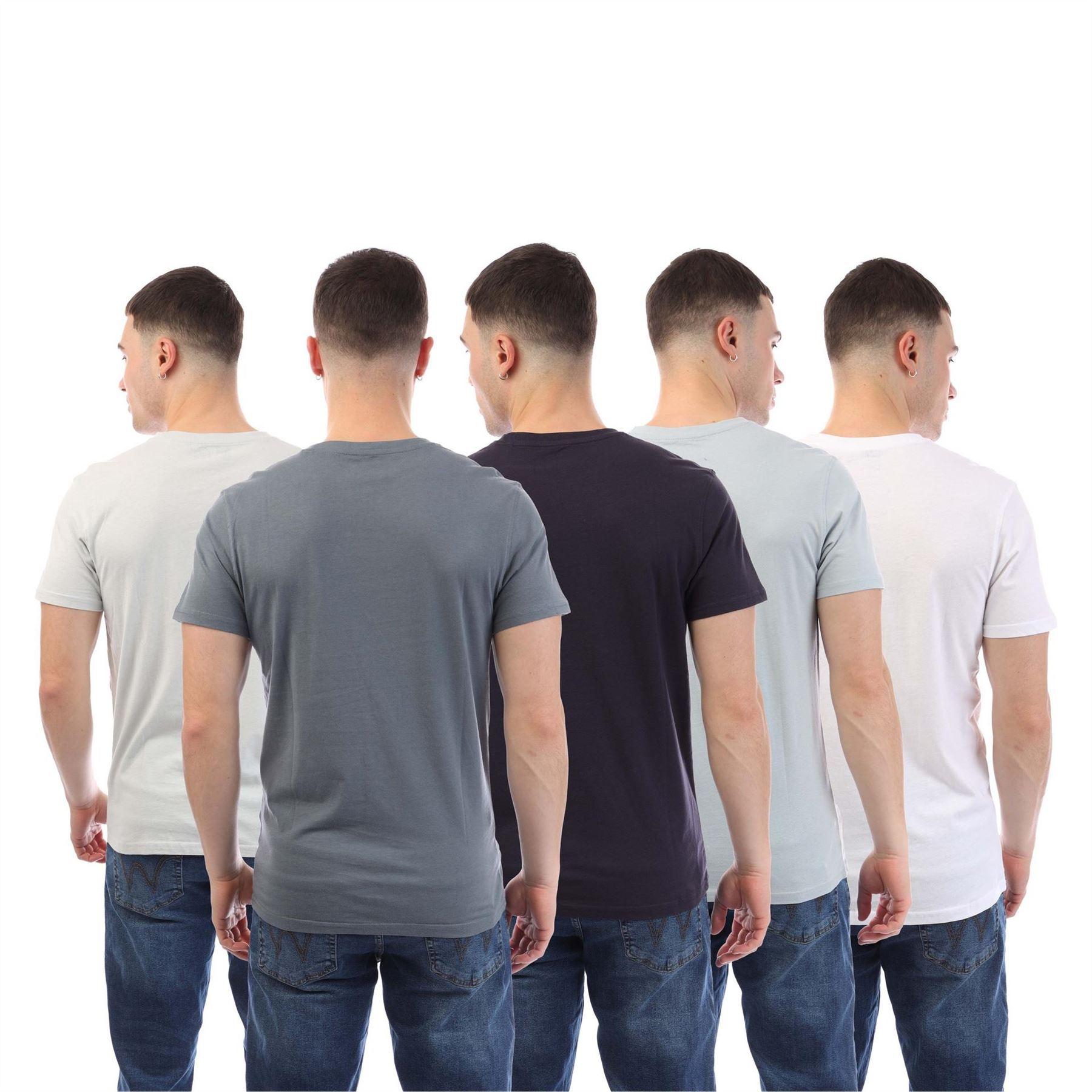 Multicoloured - Back - Duck and Cover Mens Demtare T-Shirt (Pack of 5)
