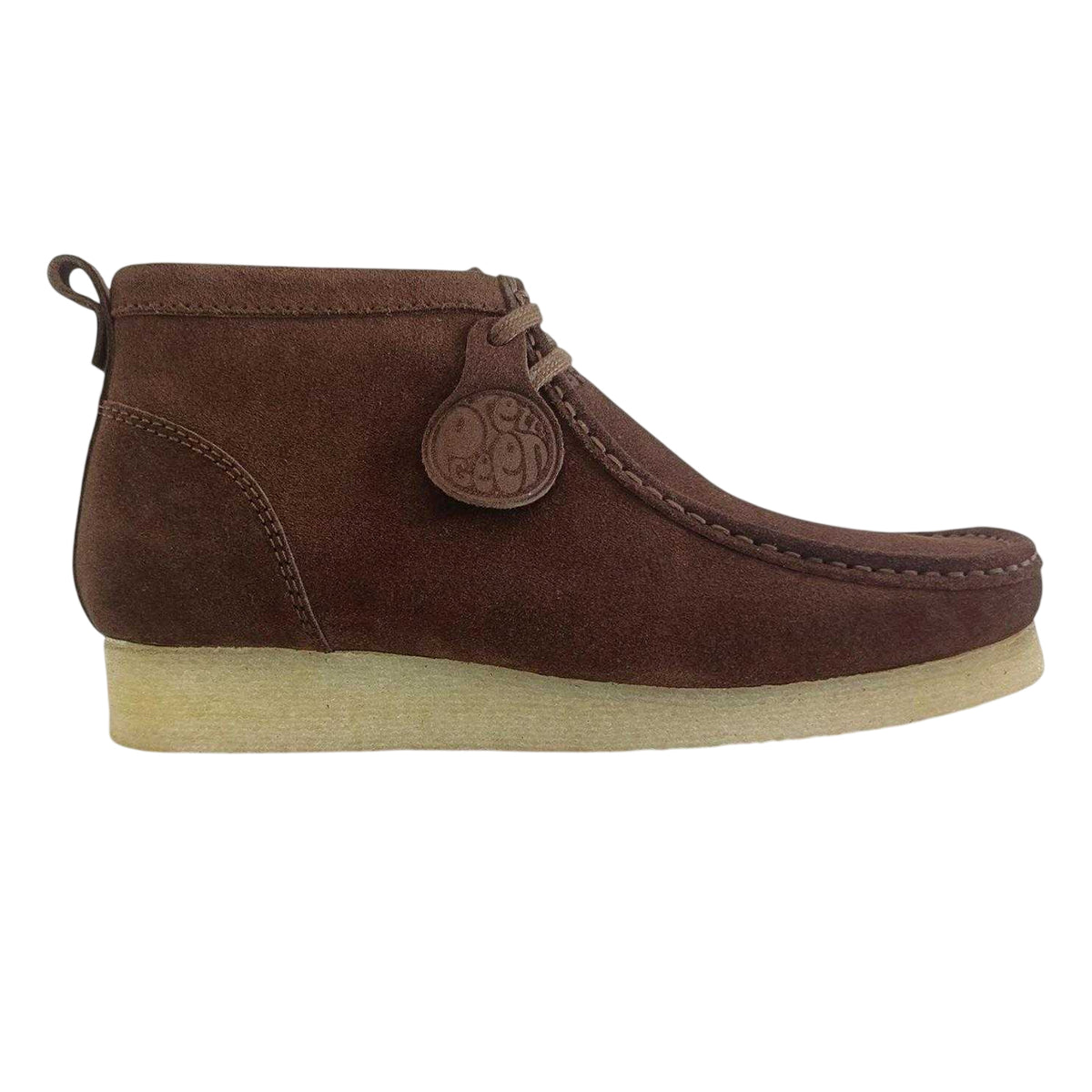 Brown - Front - Pretty Green Mens Koala Leather Ankle Boots