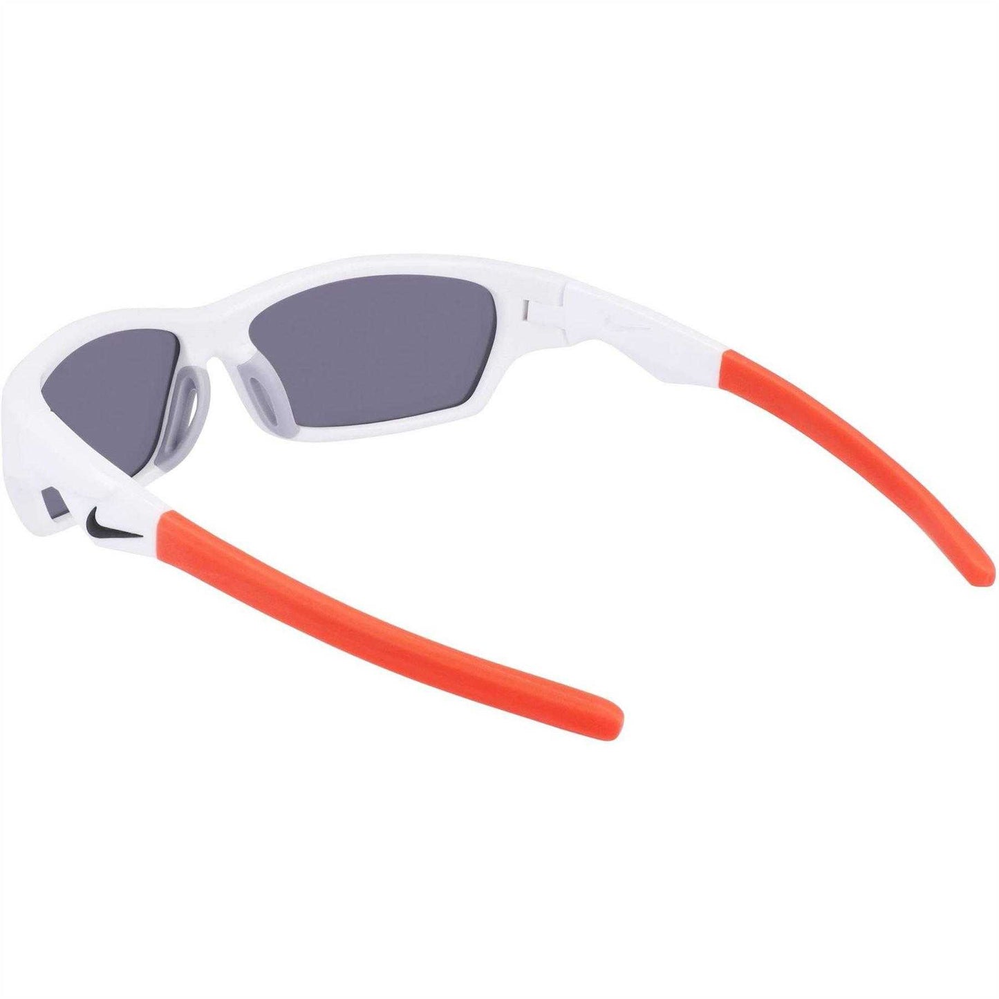 White-Silver Flash - Back - Nike Logo Wrap Sunglasses
