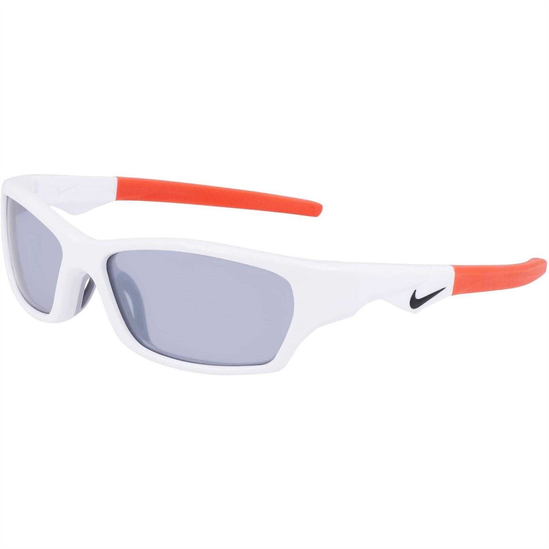 White-Silver Flash - Lifestyle - Nike Logo Wrap Sunglasses