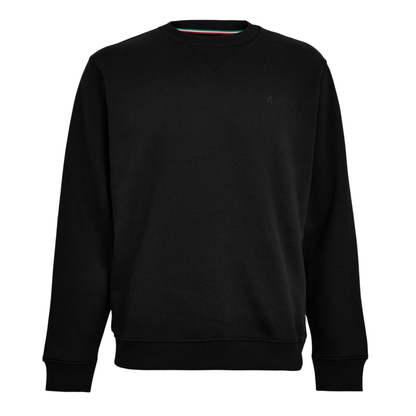 Black - Front - Replay Mens Tonal Cotton Sweatshirt