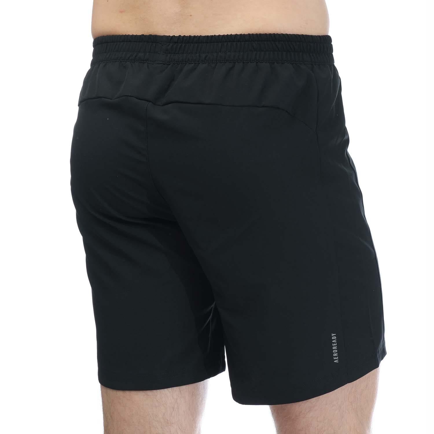 Black - Back - Adidas Mens Run It Shorts