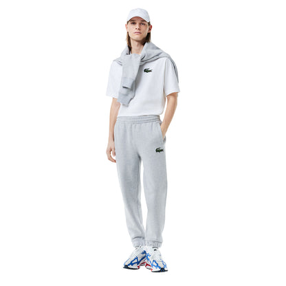 White - Pack Shot - Lacoste Unisex Adult Embroidered Logo Loose Fit T-Shirt