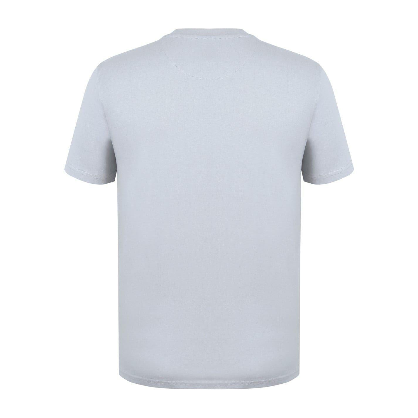 Grey - Back - Firetrap Mens Cotton T-Shirt