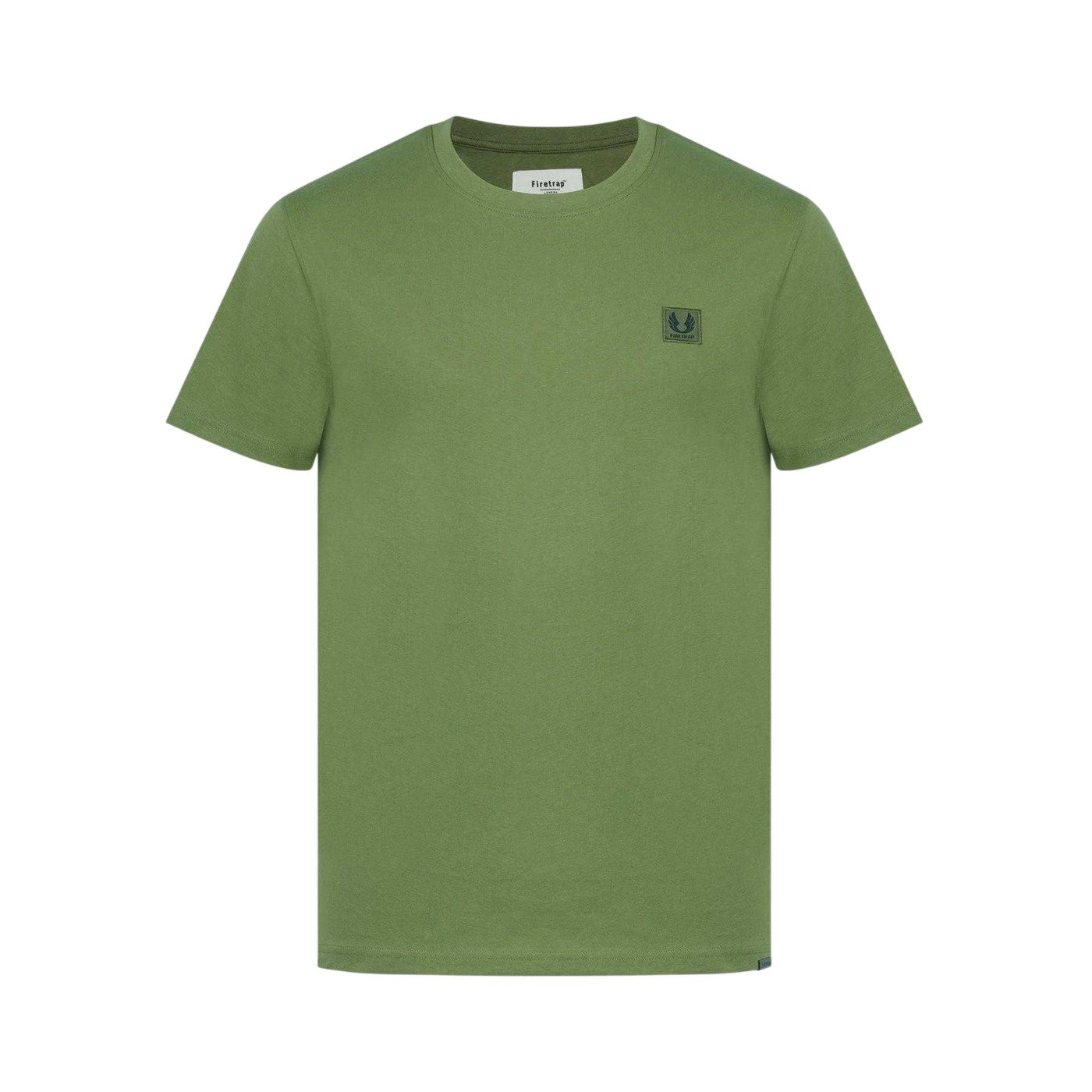 Khaki Green - Front - Firetrap Mens Cotton T-Shirt