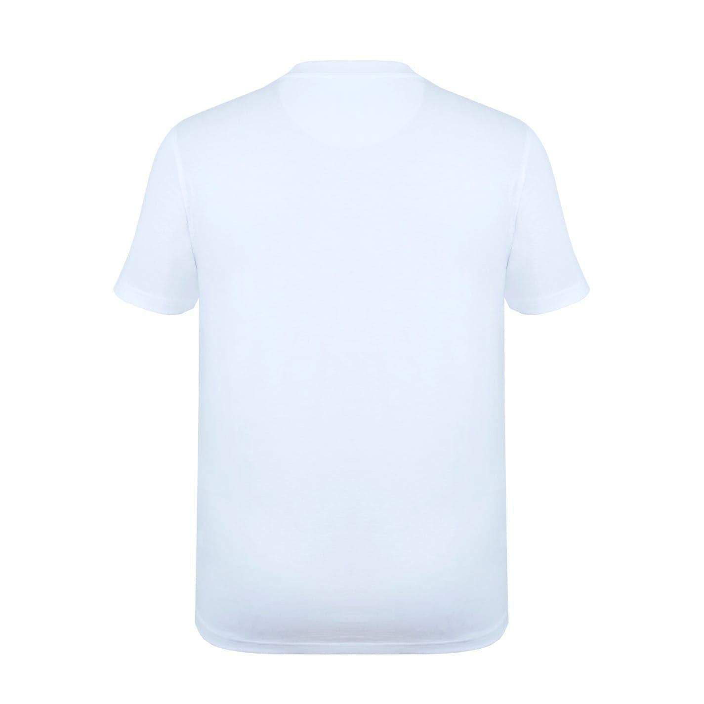 White - Back - Firetrap Mens Cotton T-Shirt