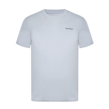 Grey - Front - Firetrap Mens Cotton T-Shirt
