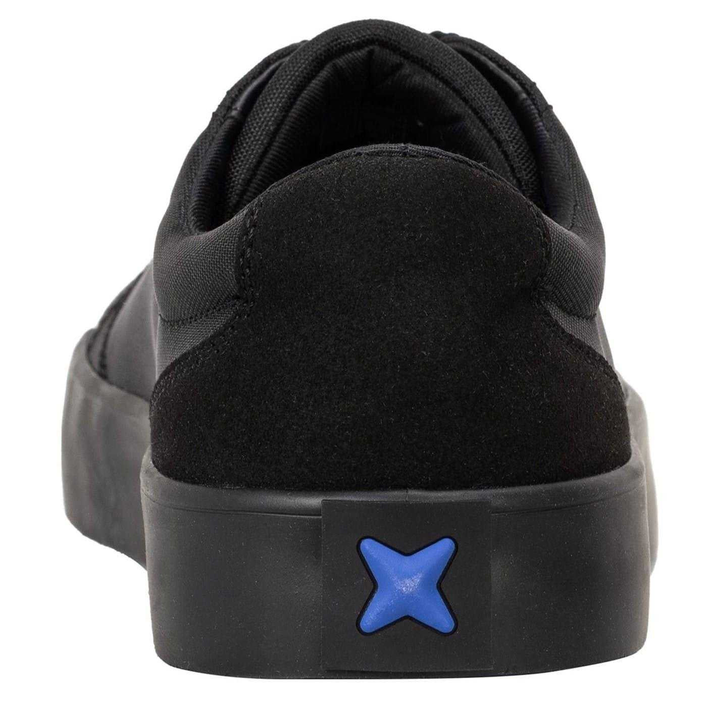 Black - Back - Hugo Mens Cross Tenn Textile Trainers