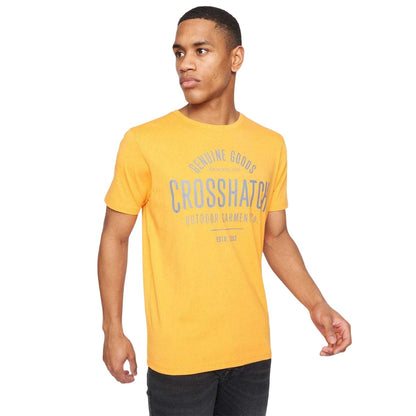 Multicoloured - Side - Crosshatch Mens Weymouth T-Shirt (Pack of 5)
