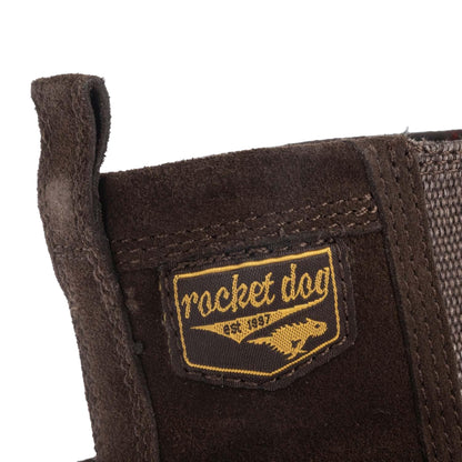 Brown - Pack Shot - Rocket Dog Womens-Ladies Mint Suede Ankle Boots