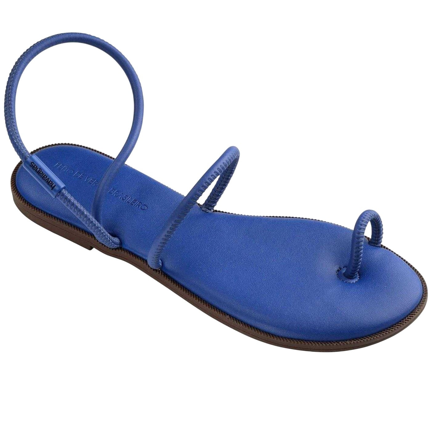 Navy Blue - Side - Havaianas Womens-Ladies Una Toe Post Sandals
