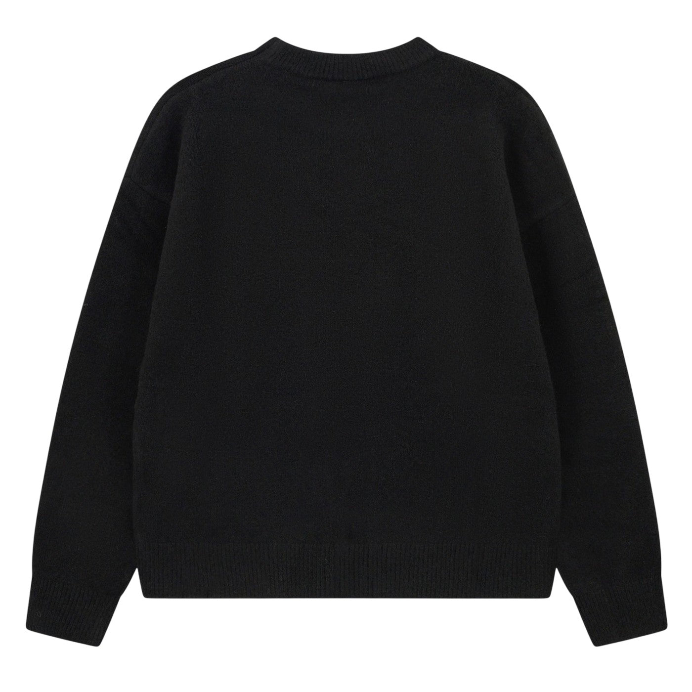 Black - Back - Couture Womens-Ladies Fluffy Winter Sweater Top