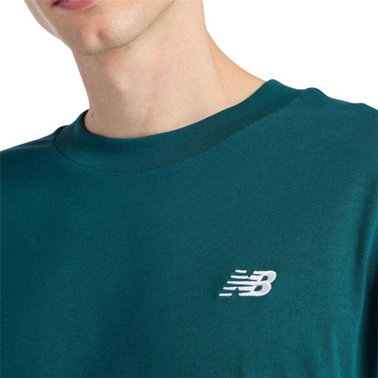 Green - Side - New Balance Mens Cotton T-Shirt