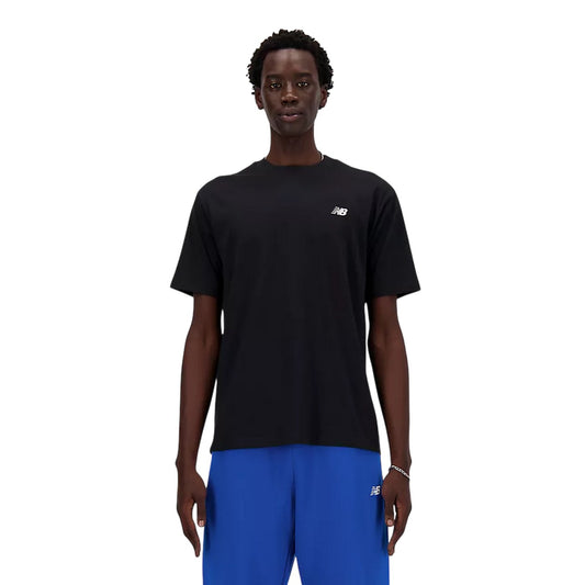 Black - Front - New Balance Mens Cotton T-Shirt