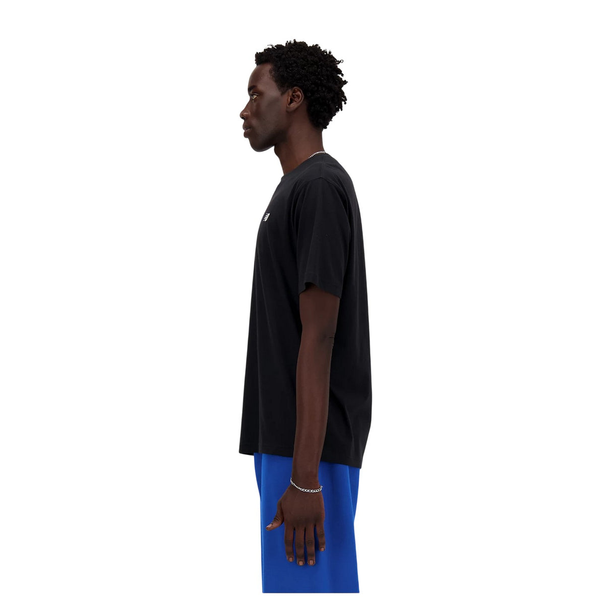 Black - Side - New Balance Mens Cotton T-Shirt