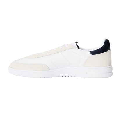White - Back - Ralph Lauren Mens Bedford Leather Trainers