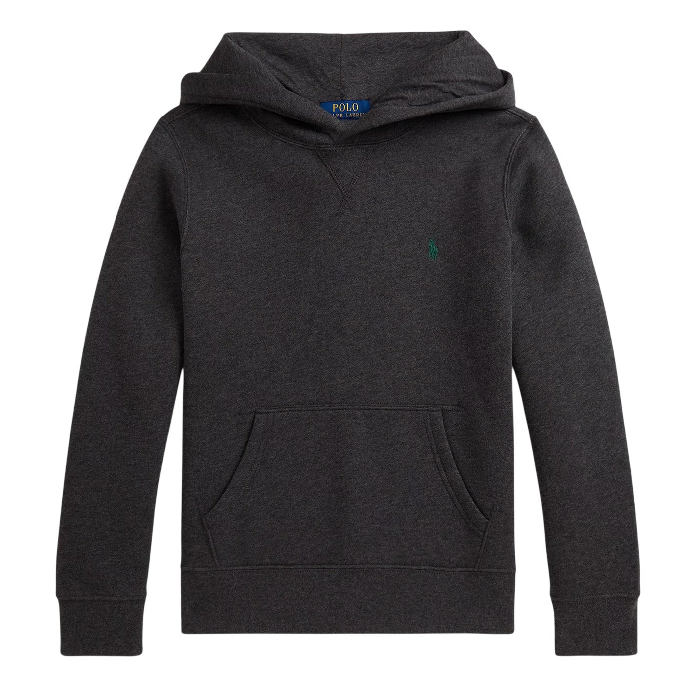 Grey Heather - Front - Ralph Lauren Childrens-Kids Long-Sleeved Hoodie