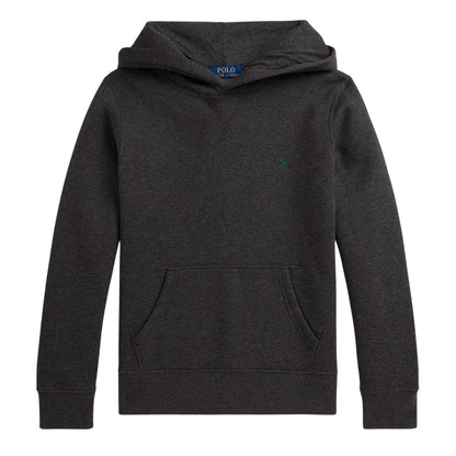 Grey Heather - Front - Ralph Lauren Childrens-Kids Long-Sleeved Hoodie