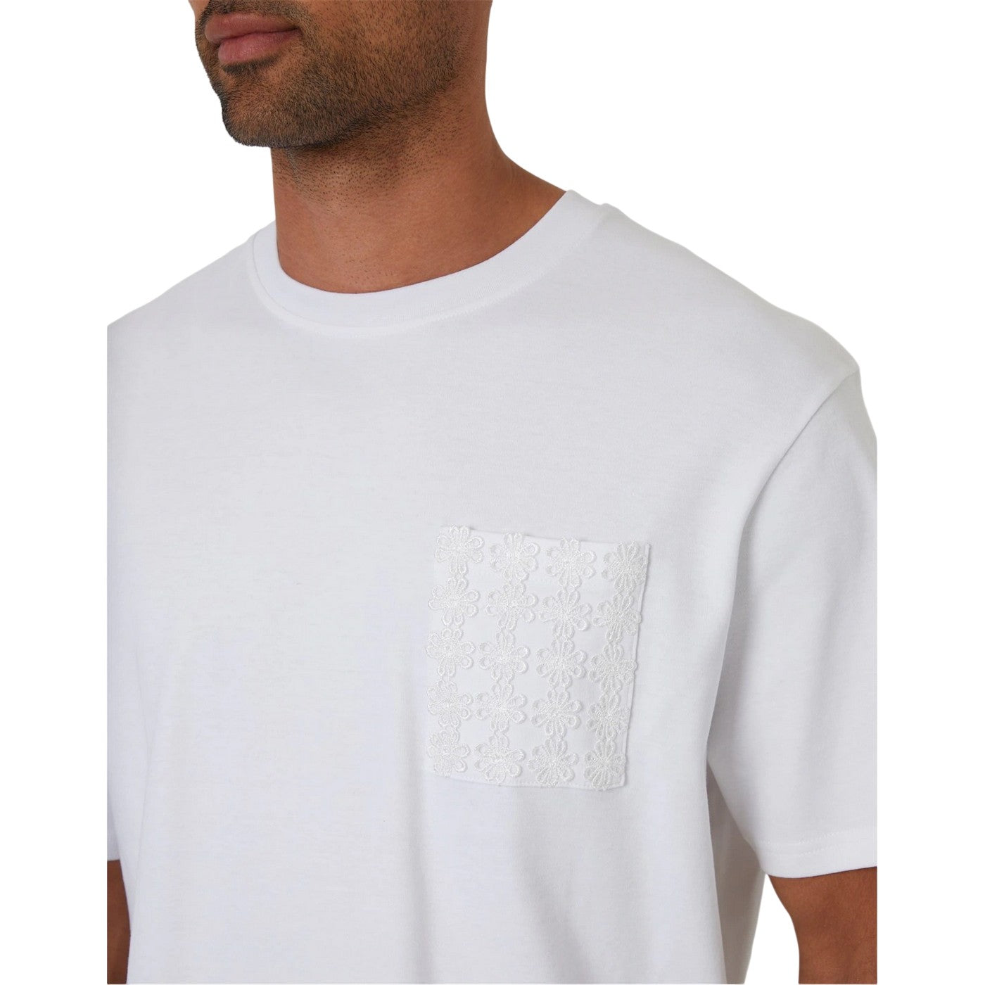 White - Side - Threadbare Mens Hyde T-Shirt