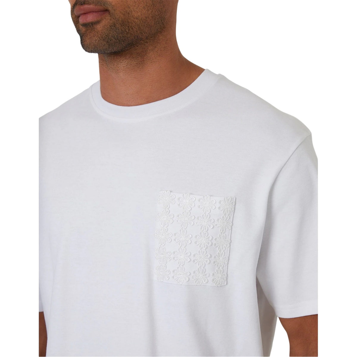 White - Side - Threadbare Mens Hyde T-Shirt