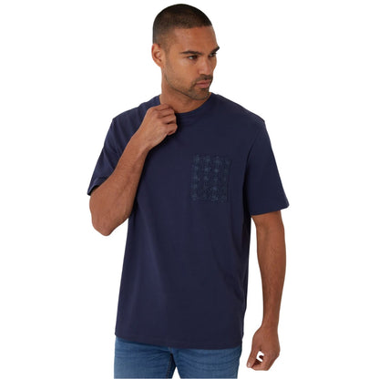 Navy - Front - Threadbare Mens Hyde T-Shirt