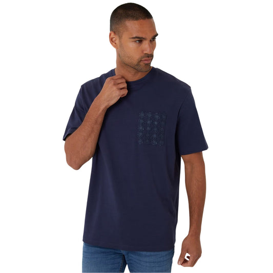 Navy - Front - Threadbare Mens Hyde T-Shirt