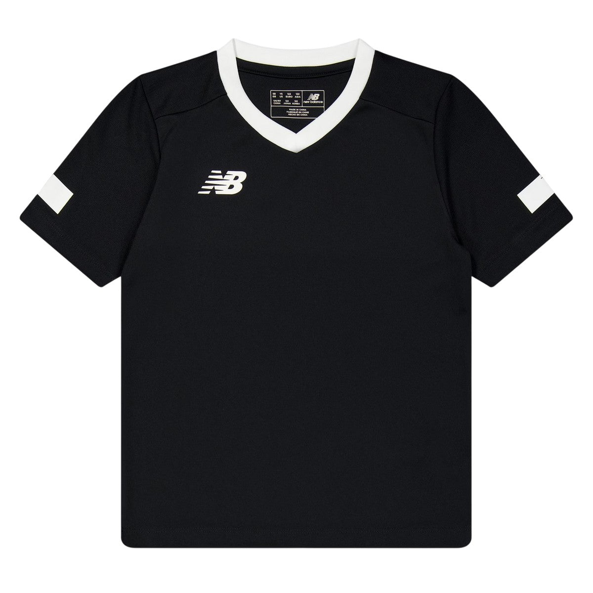Black - Front - New Balance Unisex Adult V Neck Regular Athletic T-Shirt