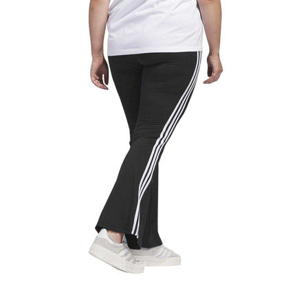 Black - Back - Adidas Womens-Ladies Flared Leggings