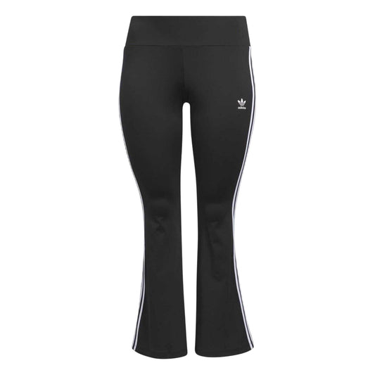Black - Front - Adidas Womens-Ladies Flared Leggings