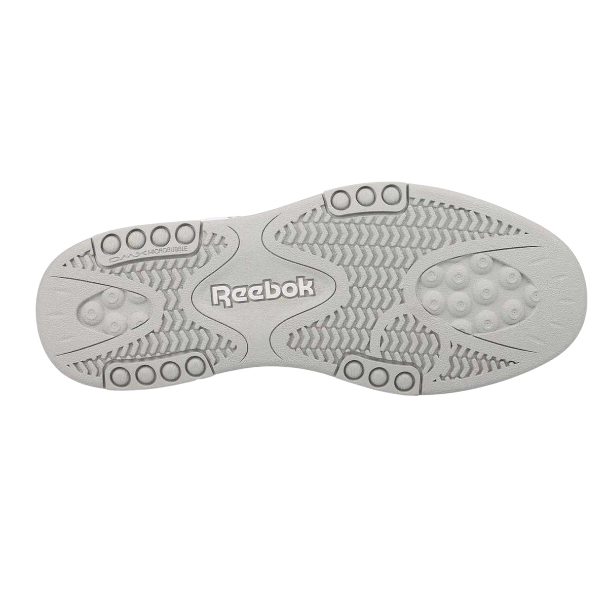 White-Grey - Side - Reebok Unisex Adult BB 4500 DMX Leather Trainers