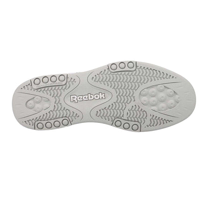 White-Grey - Side - Reebok Unisex Adult BB 4500 DMX Leather Trainers