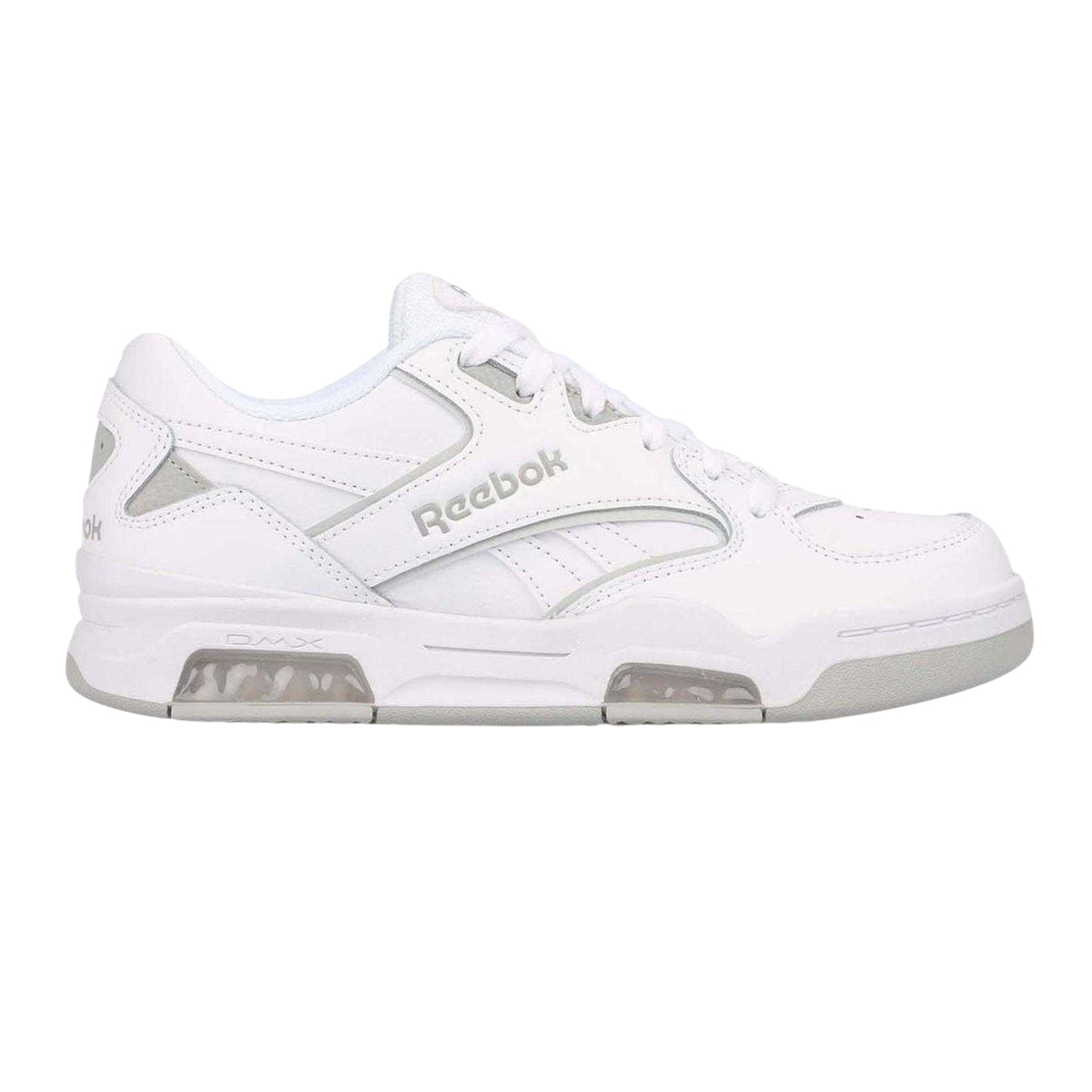 White-Grey - Front - Reebok Unisex Adult BB 4500 DMX Leather Trainers