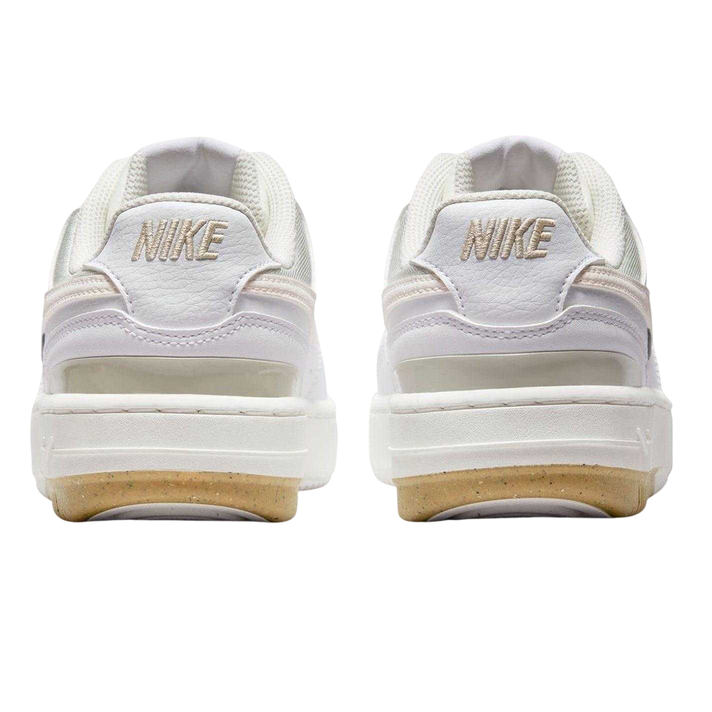 White-Phantom - Back - Nike Womens-Ladies Gamma Force Leather Flat Trainers