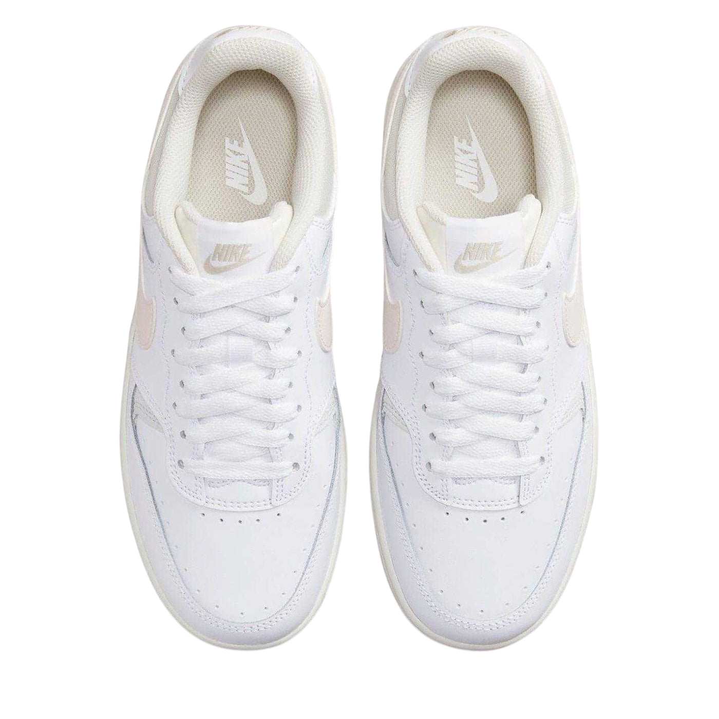White-Phantom - Lifestyle - Nike Womens-Ladies Gamma Force Leather Flat Trainers