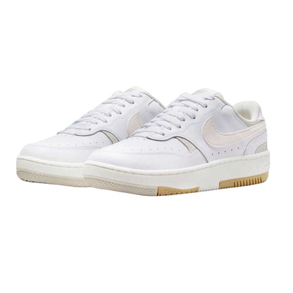 White-Phantom - Pack Shot - Nike Womens-Ladies Gamma Force Leather Flat Trainers