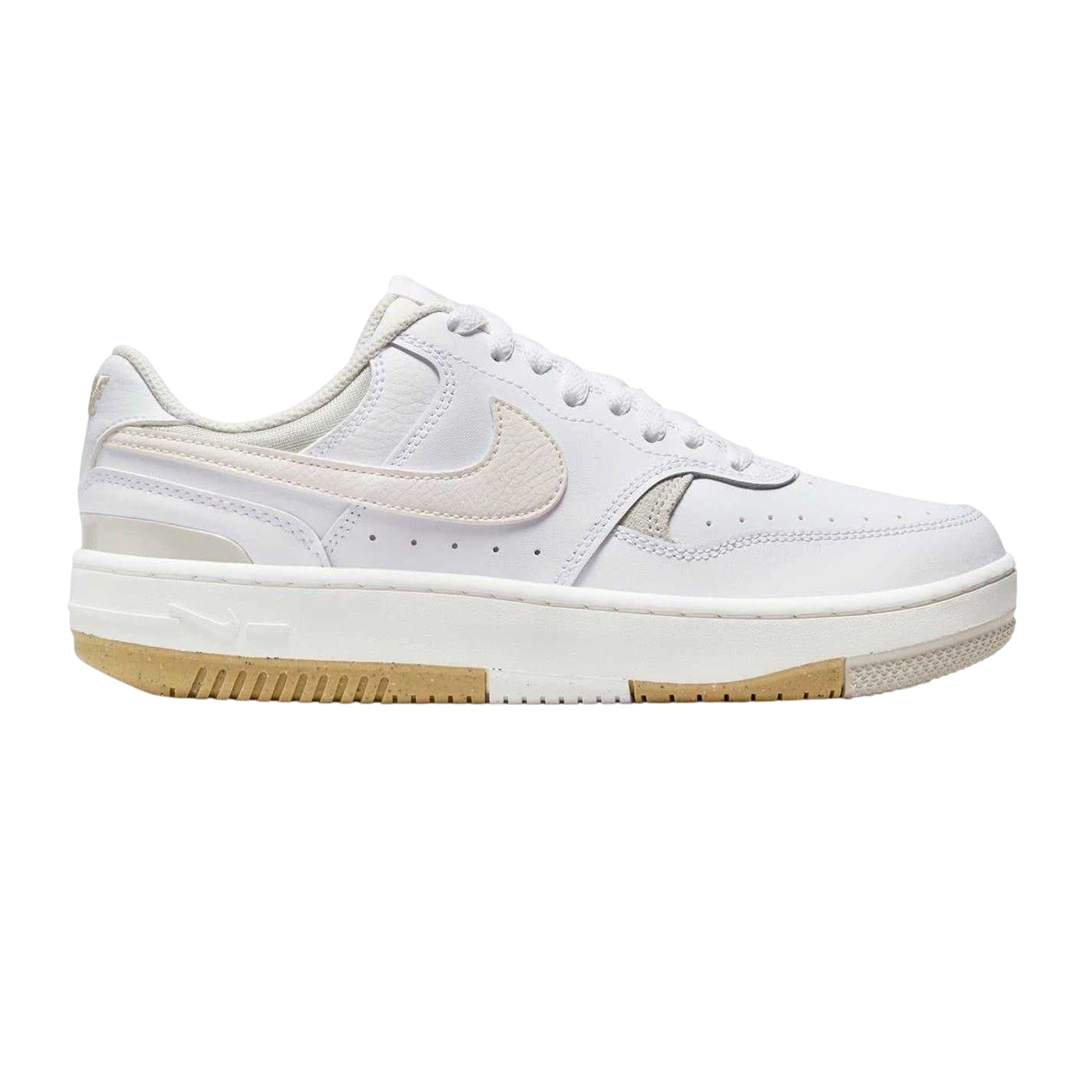 White-Phantom - Front - Nike Womens-Ladies Gamma Force Leather Flat Trainers