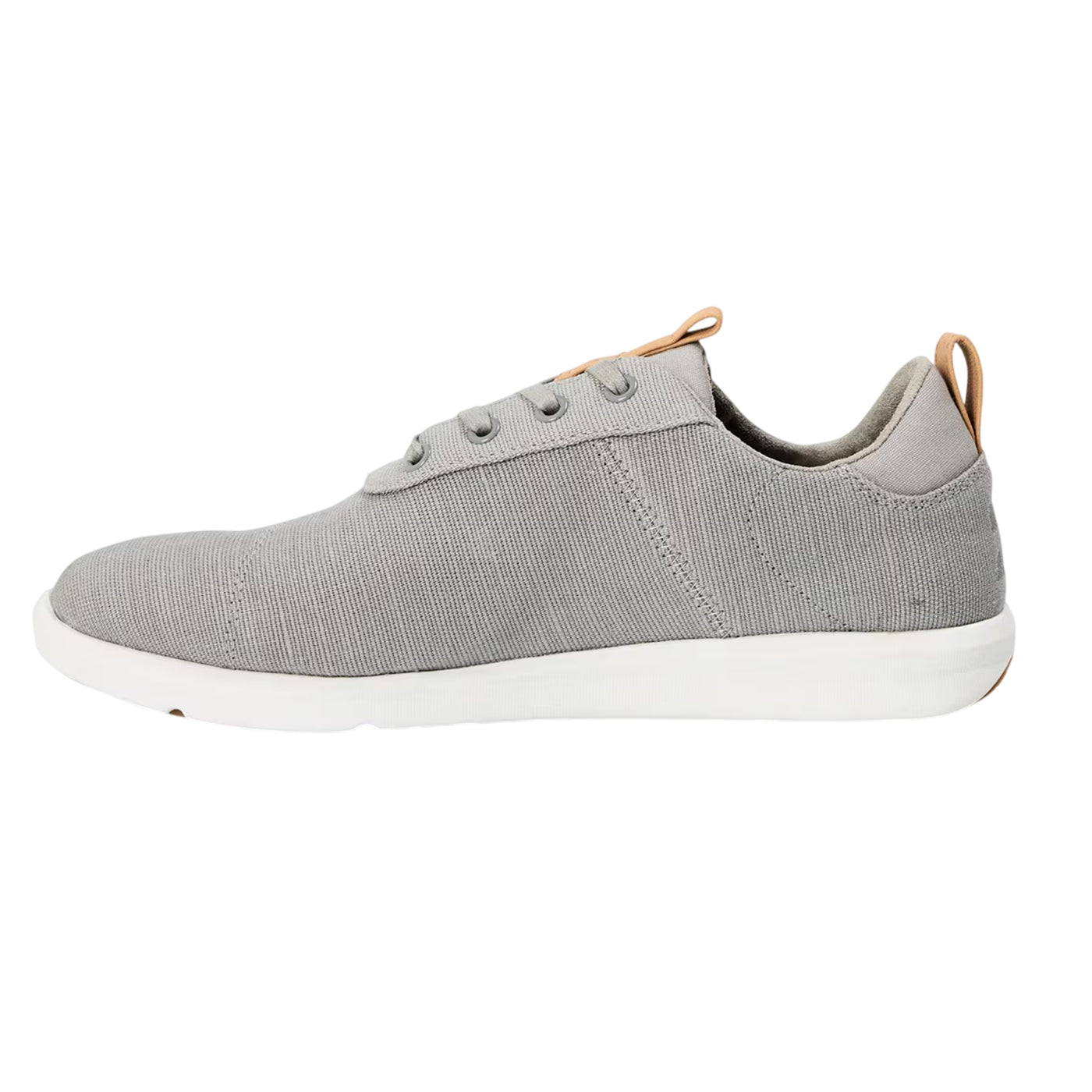 Grey - Back - Toms Mens Cabrillo Canvas Trainers