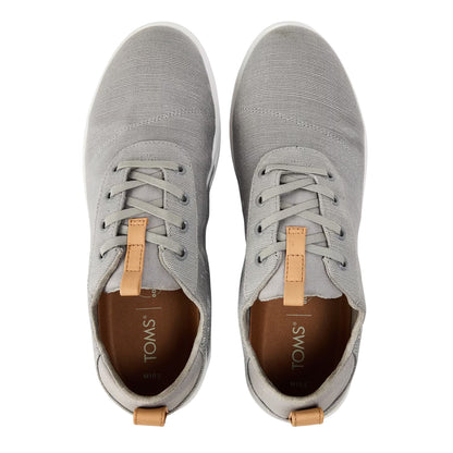 Grey - Side - Toms Mens Cabrillo Canvas Trainers