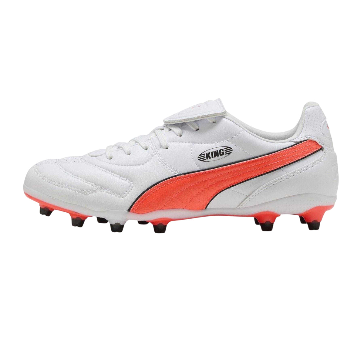 Puma White - Side - Puma Mens Liga King Firm Ground Football Boots